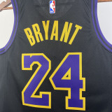 23-24 LAKERS BRYANT #24 Black City Edition Top Quality Hot Pressing NBA Jersey