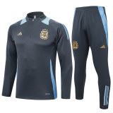 Mens Argentina Training Suit Grey 2024/25