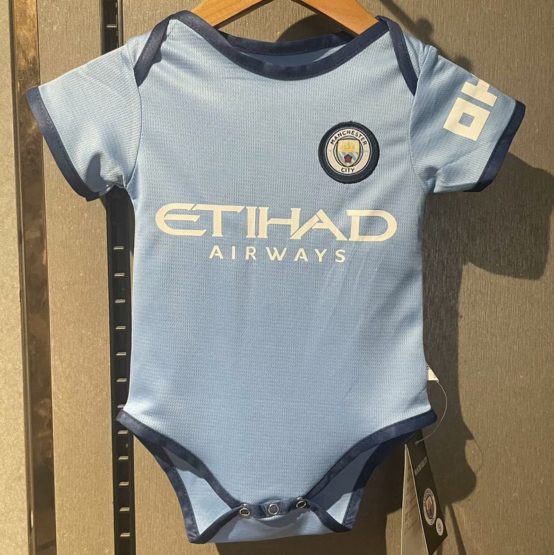 24-25 Man City Home Baby Infant Crawl Suit