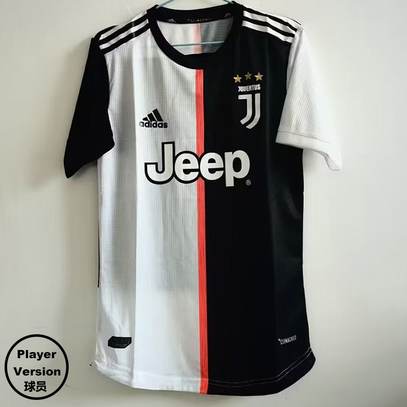 2019-2020 JUV Home Retro Player Version Soccer Jersey