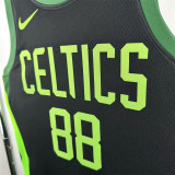 Mens Boston Celtics Nike Black 2024/25 Swingman Jersey - City Edition