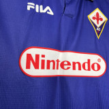 1998-1999 Fiorentina Home Retro Soccer Jersey
