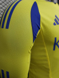 24-25 AL-Nassr Home Long Sleeve Player Version Soccer Jersey