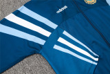 Mens Argentina Jacket + Pants Training Suit Blue 2024