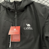 2024 Camel Velvet Thickened warm Black Outdoor Jackets