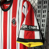 24-25 Sheffield United Home Fans Soccer Jersey