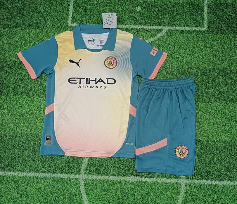 Kids Manchester City Fourth Jersey 2024/25