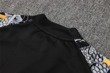 Mens Real Madrid Training Suit Black Dragon 2024/25