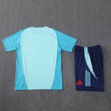 Mens Flamengo Short Training Suit Light Green 2024/25