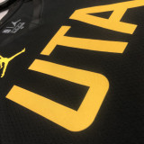 22-23 JAZZ CLARKSON #00 Black Top Quality Hot Pressing NBA Jersey (Trapeze Edition)