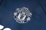 24-25 Man Utd Royal blue Half Pull Tracksuit (半拉链)