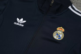 24-25  Real Madrid Royal Blue Jacket Tracksuit