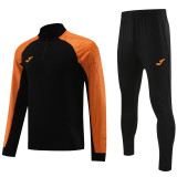2024 JOM Black Half Pull Tracksuit