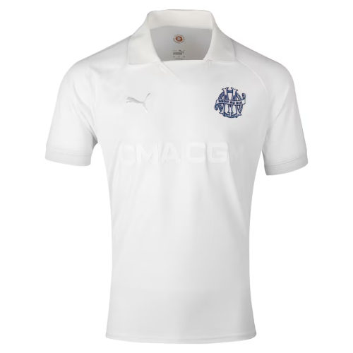 Mens Olympique Marseille 130th Anniversary White Jersey 2024/25
