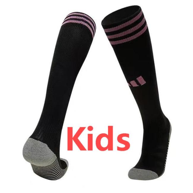 24-25 Inter Miami Away Black Kids Socks
