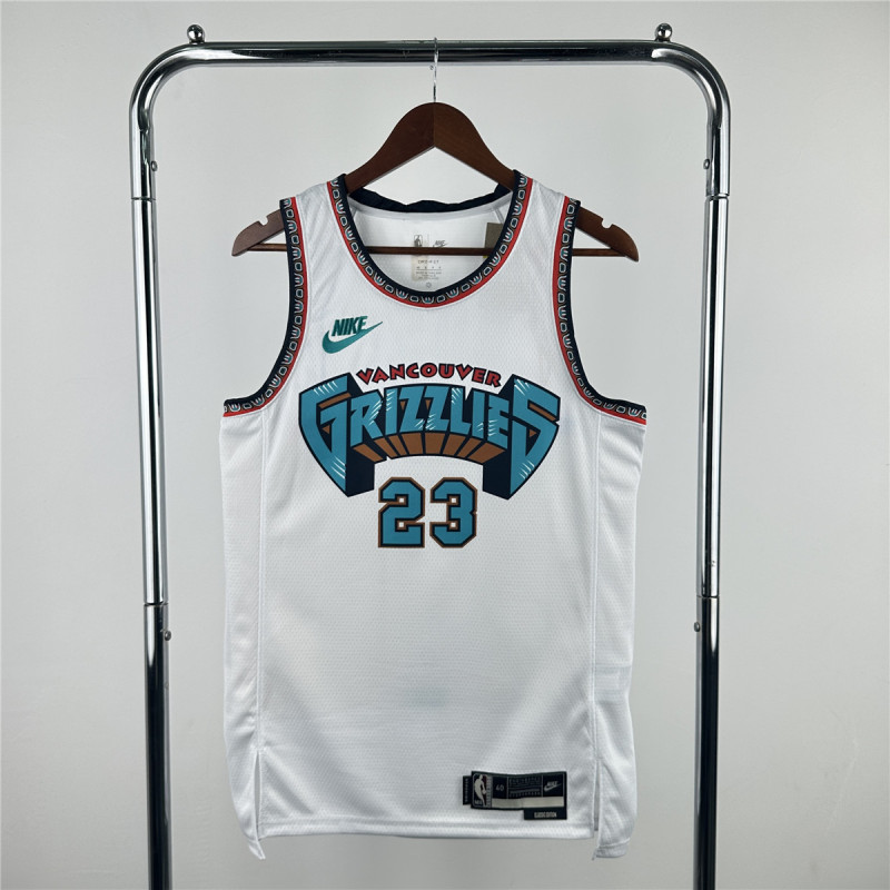 Mens Memphis Grizzlies Nike White Hardwood Classic Jersey Swingman Jersey