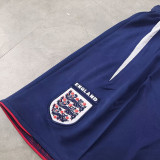 2006 England Blue Retro Shorts Pants