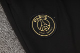 24-25 PSG Black Half Pull Tracksuit