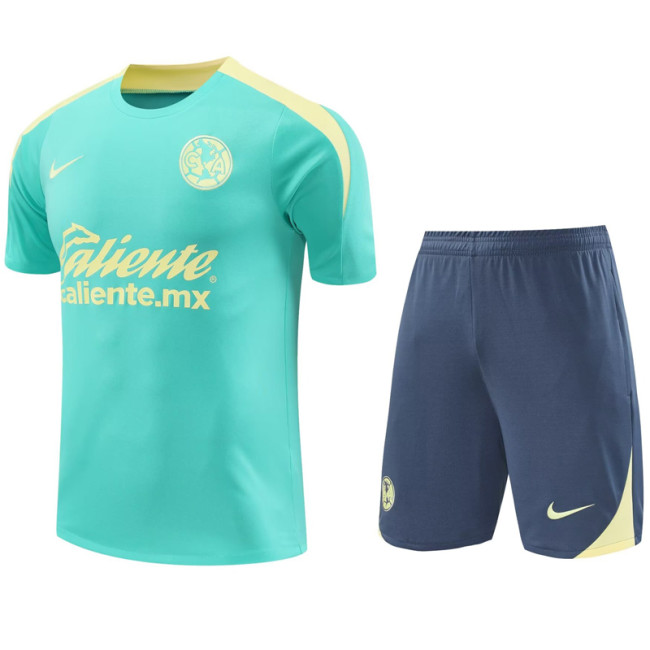 24-25 Club America Light green Training Short Suit