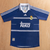 1998-1999 Mens  Real Madrid Away Retro Soccer Jersey