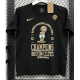 T278 Celtics Champions Black High Quality Casual T-Shirt
