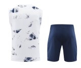 Mens PSG Tank top and shorts suit  White 2024/25