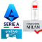 Serie A +MSC+ MILAN(意甲45+左袖广告+背下广告)