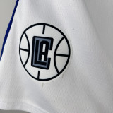 CLIPPERS Latin White City Edition Top Quality NBA Pants