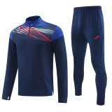2024 JOM Royal Blue Half Pull Tracksuit