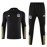 24-25 Colo-Colo Black Half Pull Tracksuit