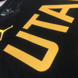 22-23 JAZZ MARKKANEN #23 Black Top Quality Hot Pressing NBA Jersey (Trapeze Edition)