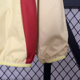 24-25 Spain Red & Yellow Double Sided Windbreaker