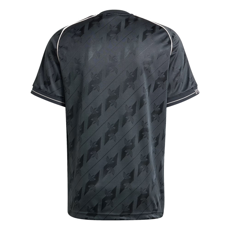 Mens Real Madrid Adicolor Classics 3-Stripes Tee Black Jersey 2024/25