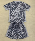 24-25 PSG Grey GoalKeeper Kids Soccer Jersey