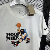 T173 NK White High Quality Casual T-Shirt