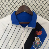 24-25 Porto Blue & White Double Sided Windbreaker