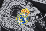 Mens Real Madrid Training Suit Black Dragon 2024/25