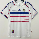 1998 France Away Retro Soccer Jersey