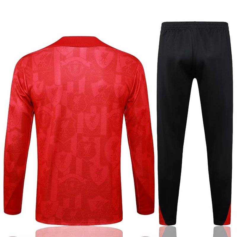 Mens LIV Training Suit Red 2024/25
