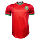 Mens Morocco  Player  Home Authentic Jersey 2025 - Match