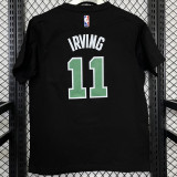 T167 CELTICS IRVING #11 Black High Quality Casual T-Shirt