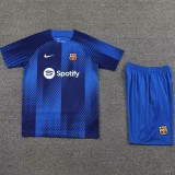 23-24 Mens  Barcelona Blue Training Short Suit