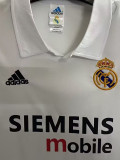 2002-2003 Real Madrid   Home Retro Soccer Jersey