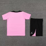 Mens PSG x Jordan Short Training Suit Pink 2024/25