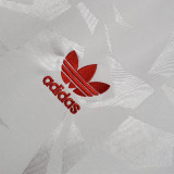 1991-1992 Man Utd Away White Retro Soccer Jersey
