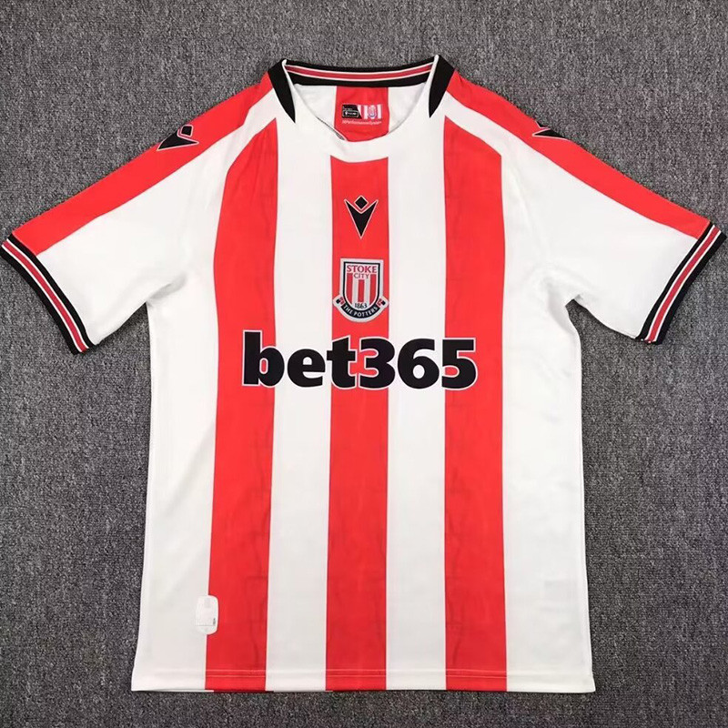 24-25 Stoke City Home Fans Soccer Jersey
