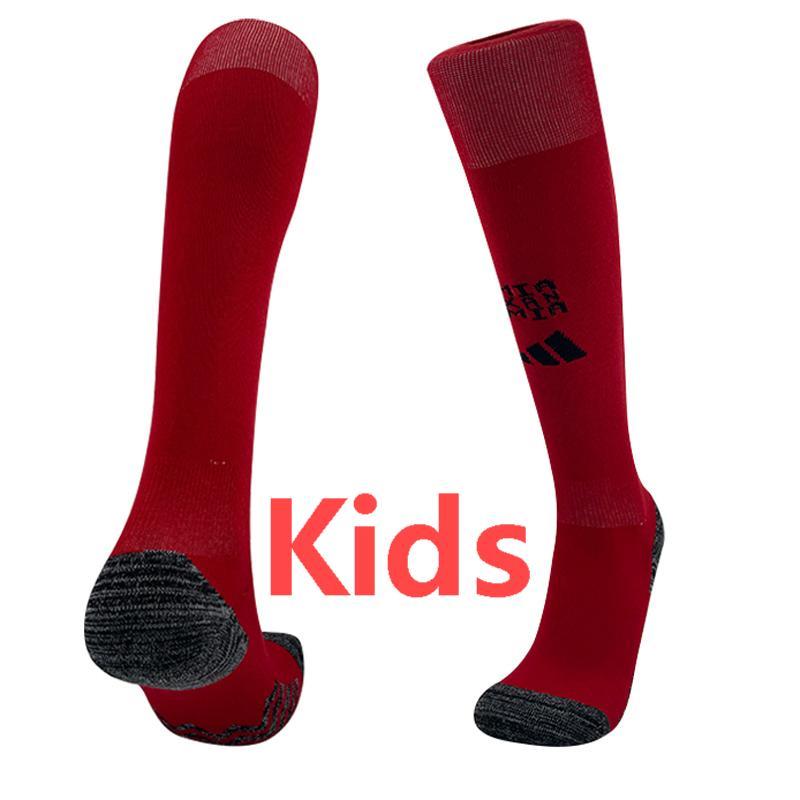 24-25 Bayern Home Red Kids Socks
