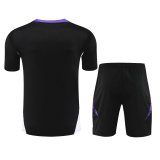 Mens Real Madrid Short Training Suit Black 2024/25