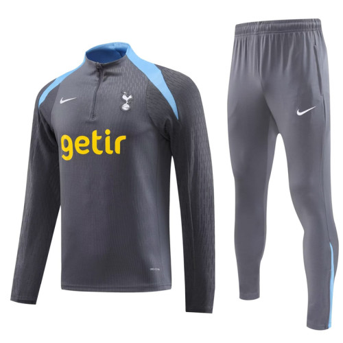 24-25 TOT Grey Half Pull Tracksuit