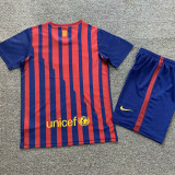 2011-2012 Barcelona  Home Kids Retro Soccer Jersey